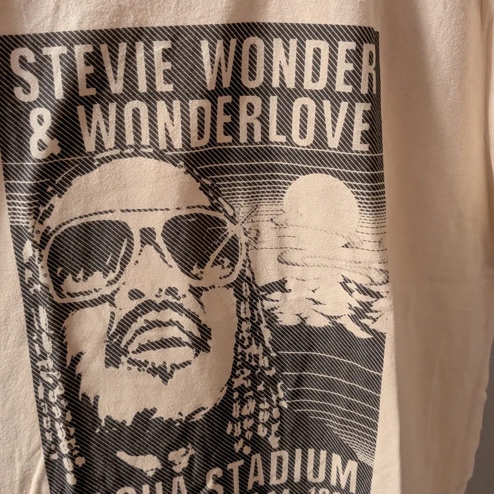 Marine Layer Beige Stevie Wonder Graphic Tee - Picture 2 of 3